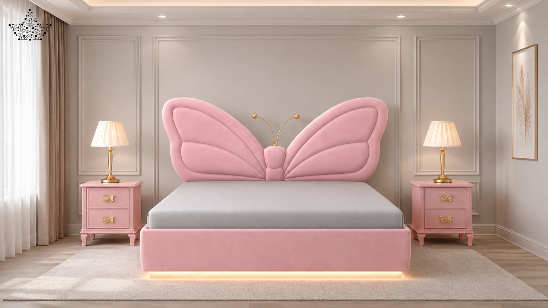 Luna Butterfly Bed Set