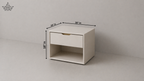 Duo Low Bedside Table