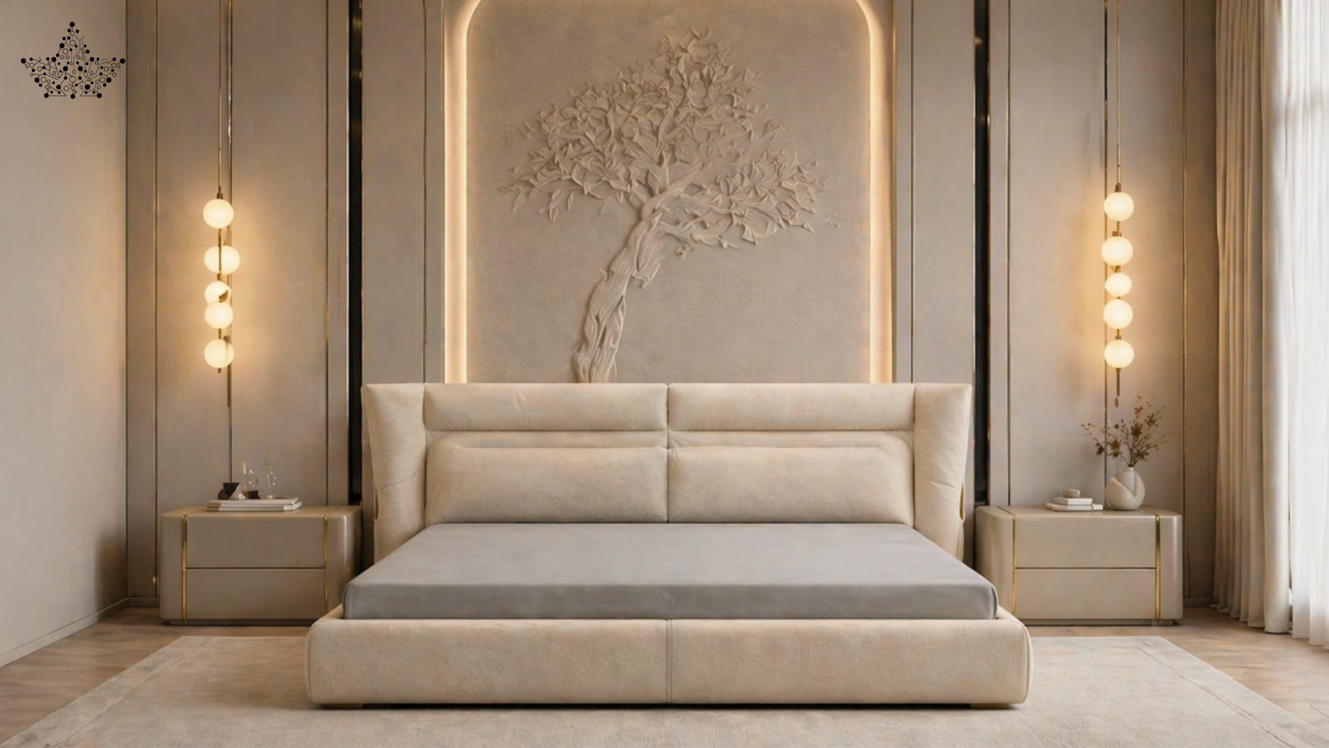 Palazzo Winged Bed