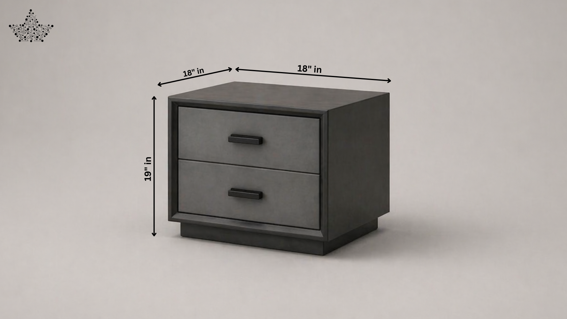 Noir Bed Sidetable
