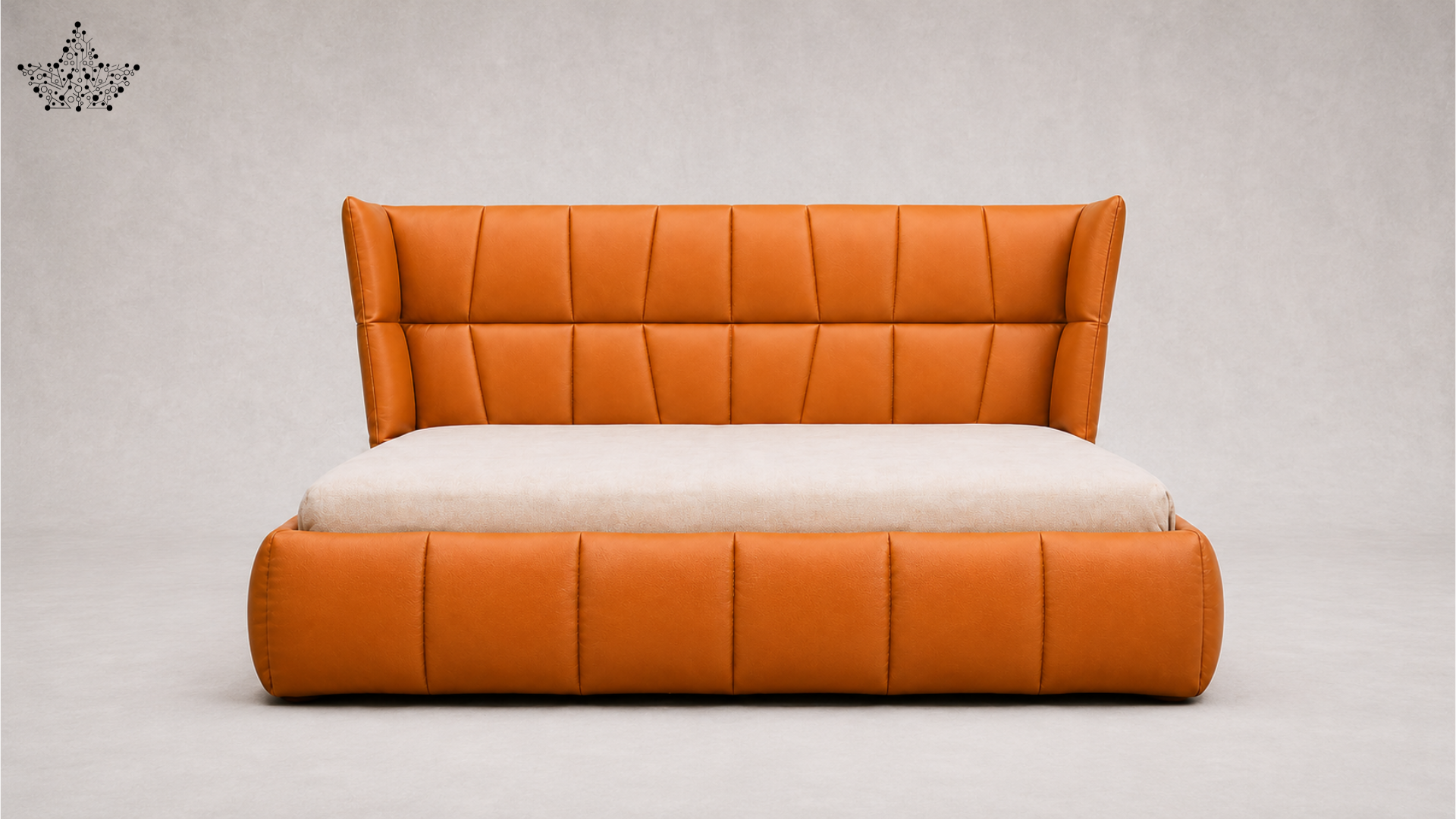 Caramel Crown Bed