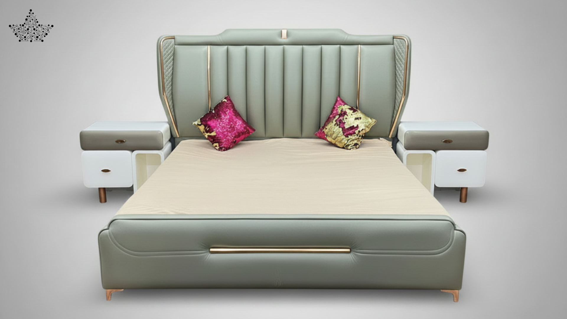 Imperial Wingback Bed