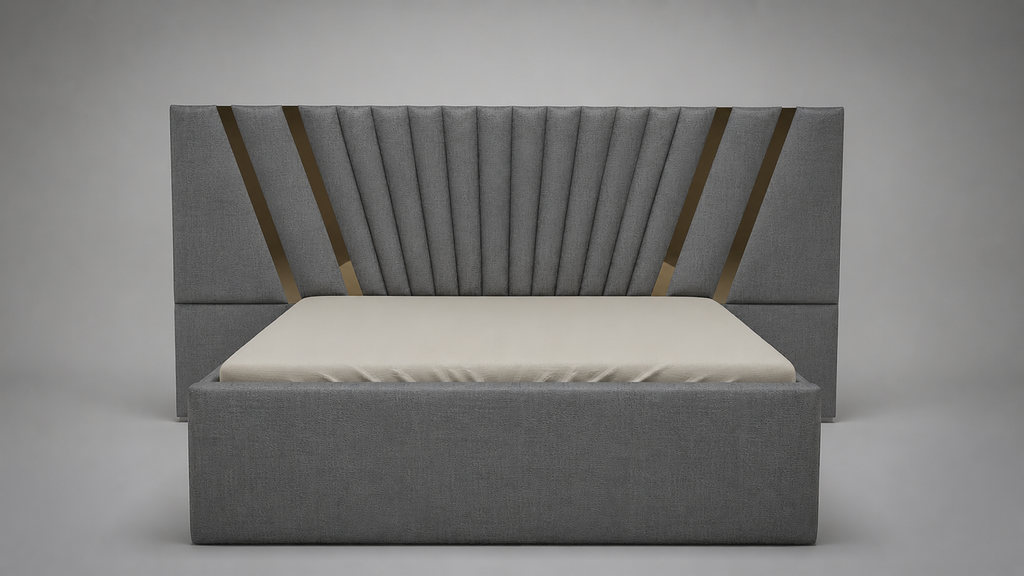 Big Luxury Upholstered Bed | Ardas Interior