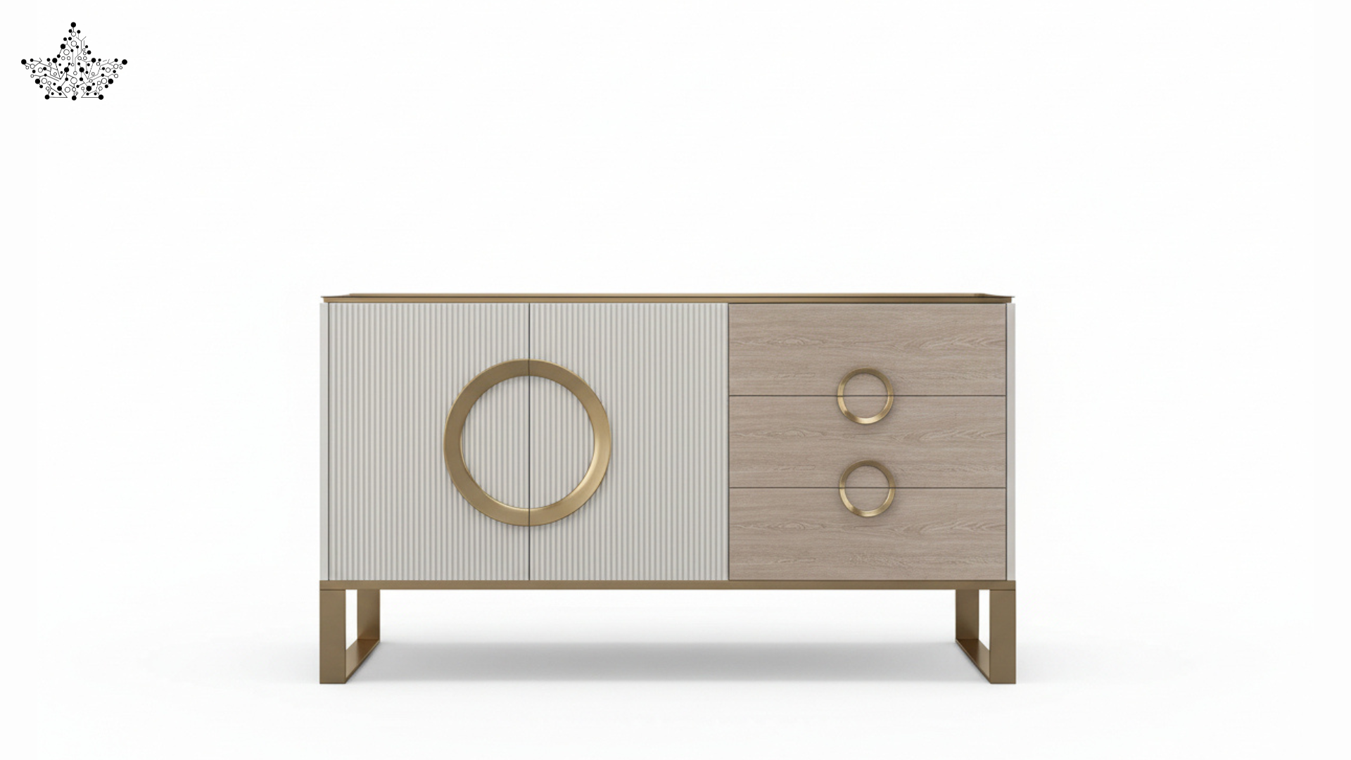 Orion Ribbed Cabinet(4 ft.)