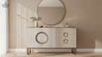 Orion Ribbed Cabinet(4 ft.)