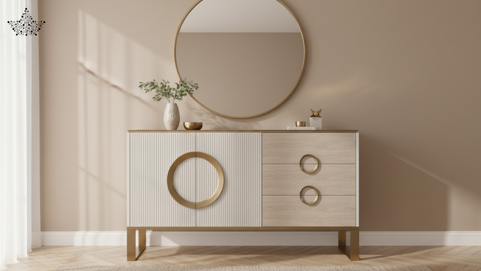 Orion Ribbed Cabinet(4 ft.)
