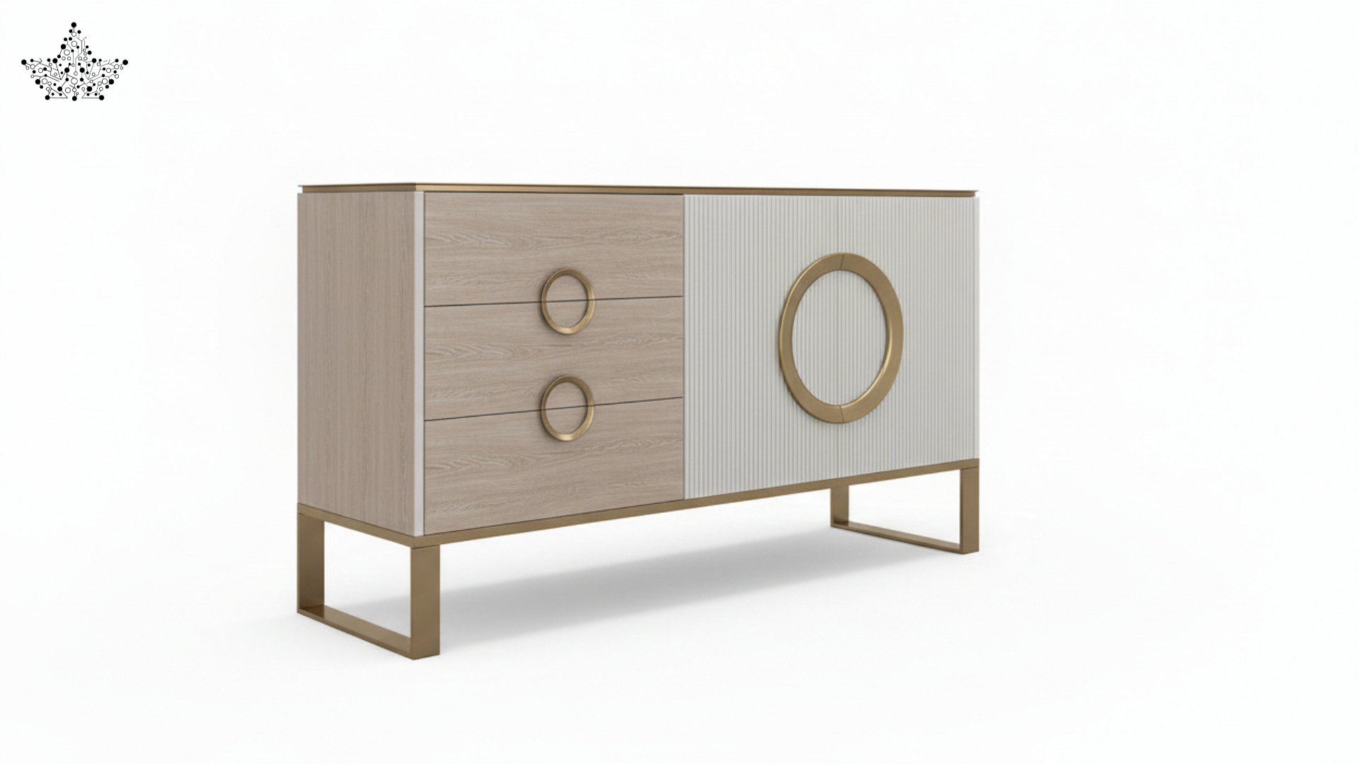 Orion Ribbed Cabinet(4 ft.)