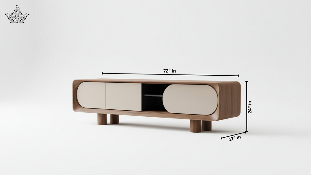 Organic Curve TV Console (6 ft.)