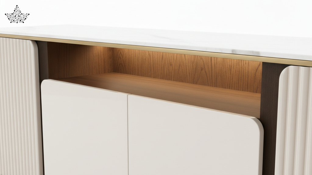 Luna Fluted Cabinet