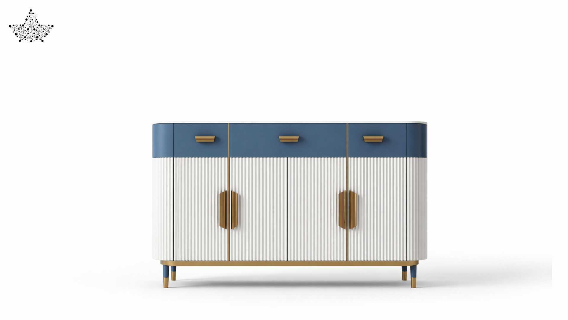 Riviera Ribbed Cabinet(5 Ft.)
