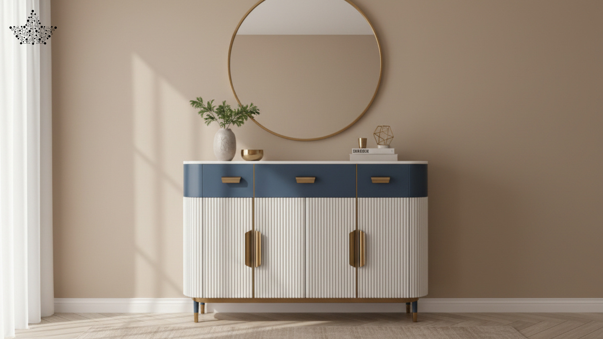 Riviera Ribbed Cabinet(5 Ft.)