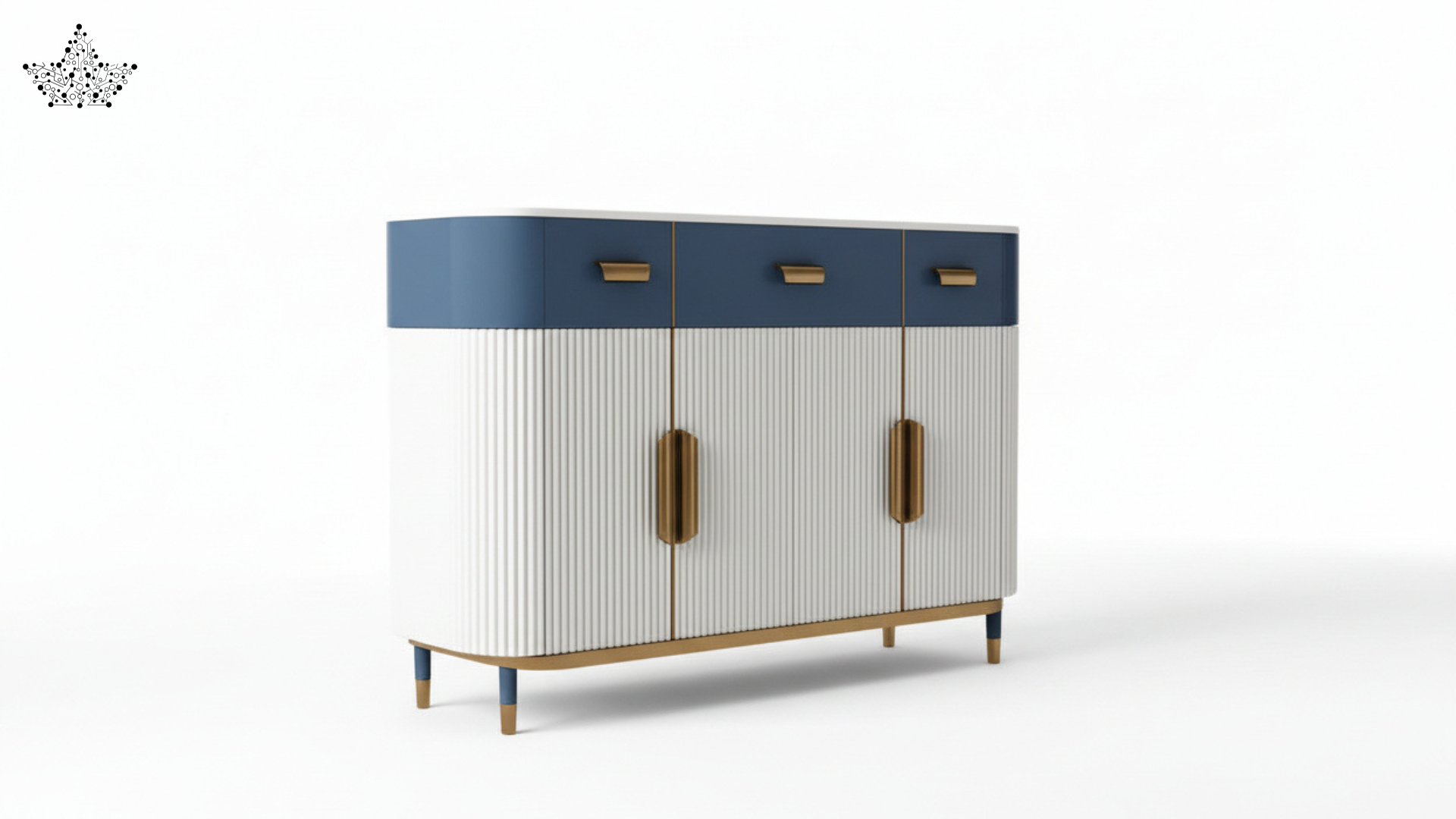 Riviera Ribbed Cabinet(5 Ft.)