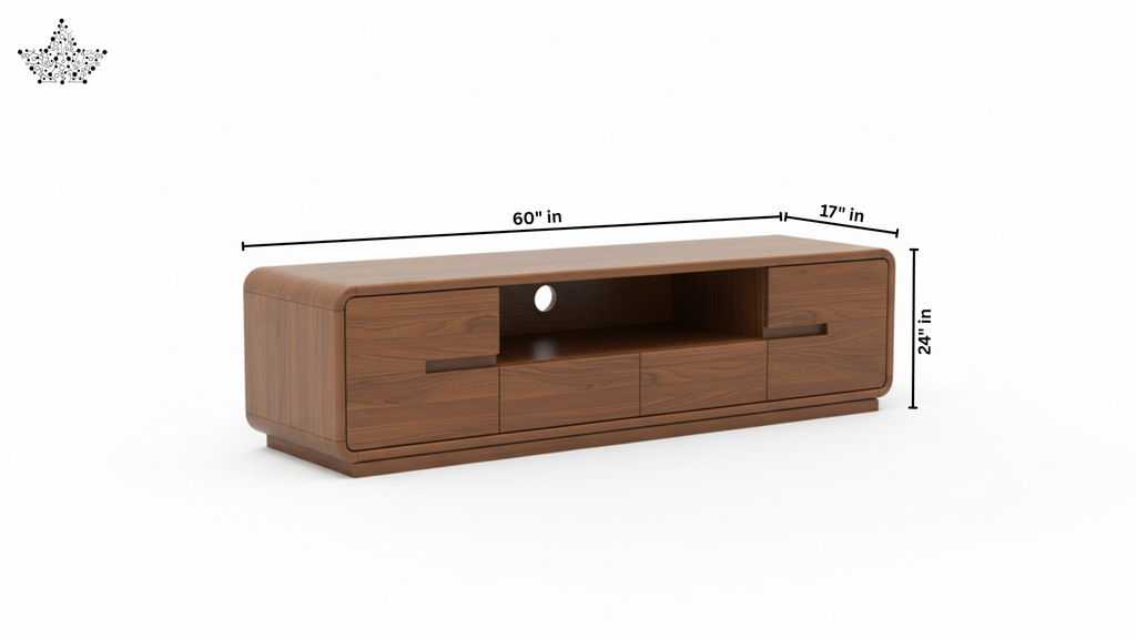 Walnut TV Unit