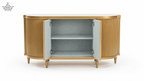 Oval Reeded Cabinet