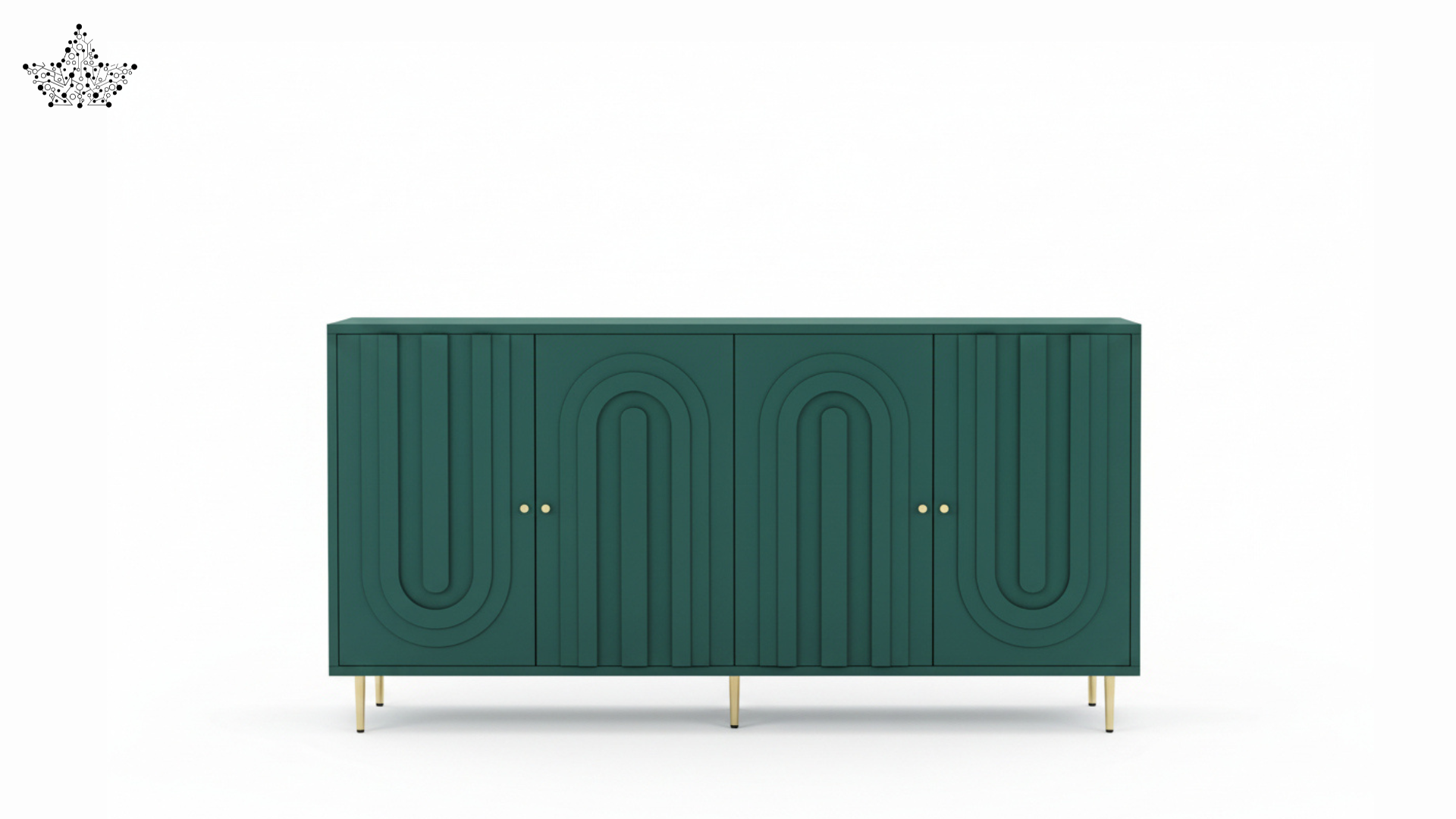 Grove Forest Green Cabinet