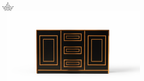 Black & Walnut Sideboard Cabinet