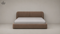 Caramel Curved Bed