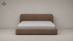 Caramel Curved Bed