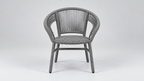 Luna Grey Bistro Chair