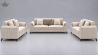 Luxe Ribbed Sofa Set