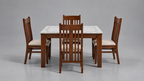 Luxwood Sagwaan Wood Dining
