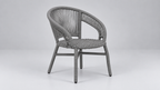 Luna Grey Bistro Chair