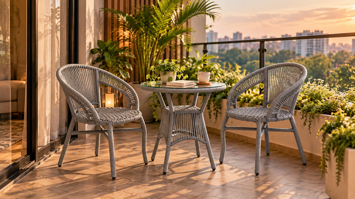 Luna Grey Bistro Chair