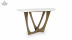 Marble Top Arc Console Table