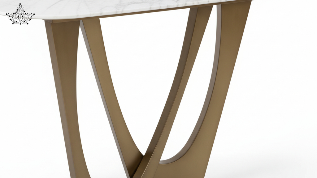 Marble Top Arc Console Table
