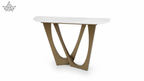Marble Top Arc Console Table