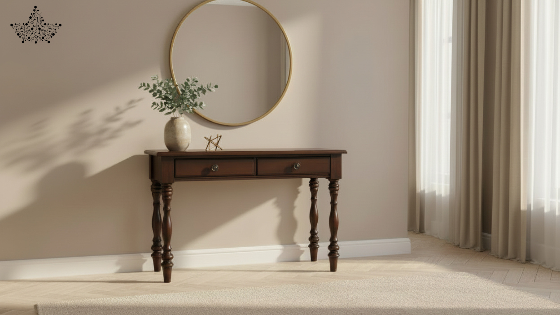 Classic Wood Console Table