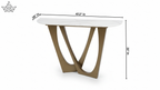 Marble Top Arc Console Table
