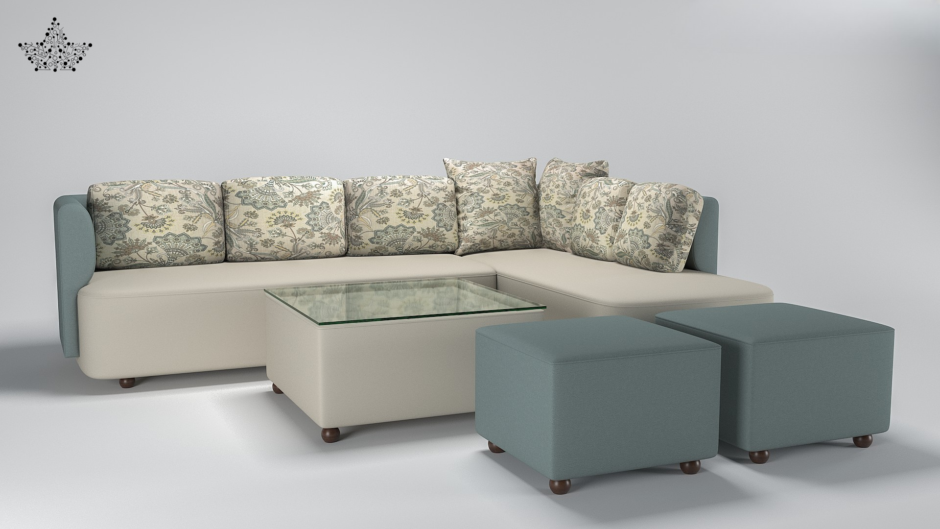 Cozy Curve Sofa-L