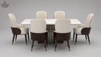 Oak Wood Dining Set