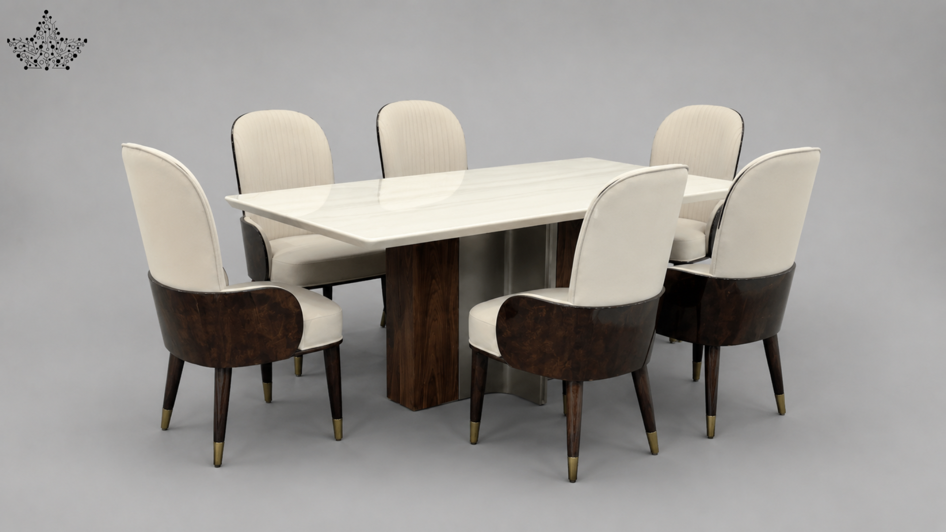 Oak Wood Dining Set