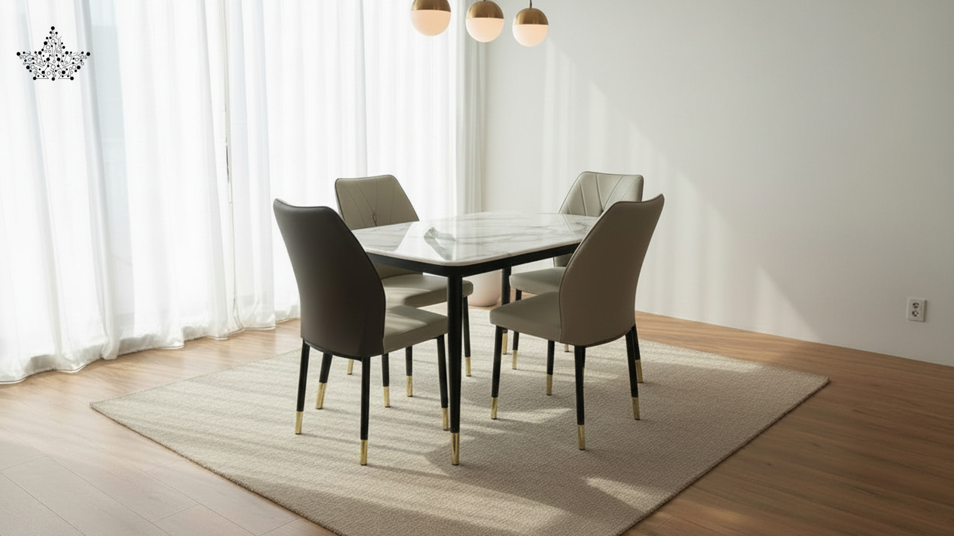 Grey Velmora-Dining 4 Seater