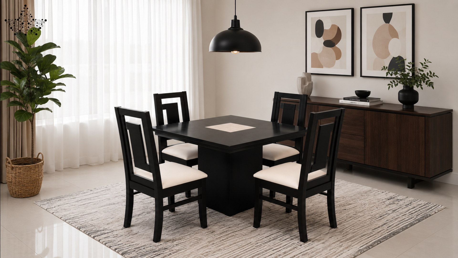 Forma 4-Seater Dining Set