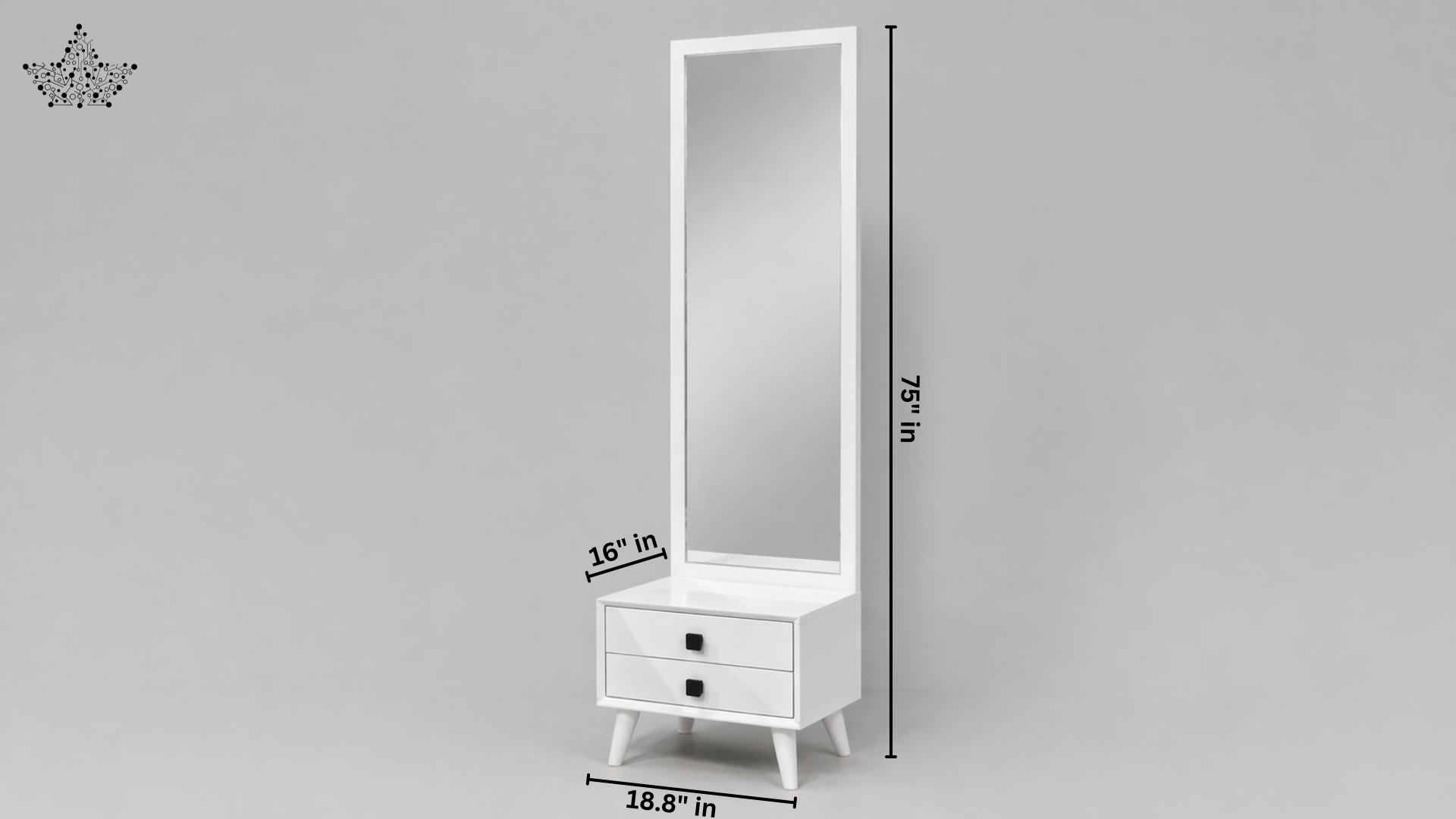 Modern White Dressing