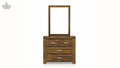 Solid Wood Dressing Table with Mirror