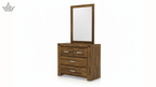 Solid Wood Dressing Table with Mirror