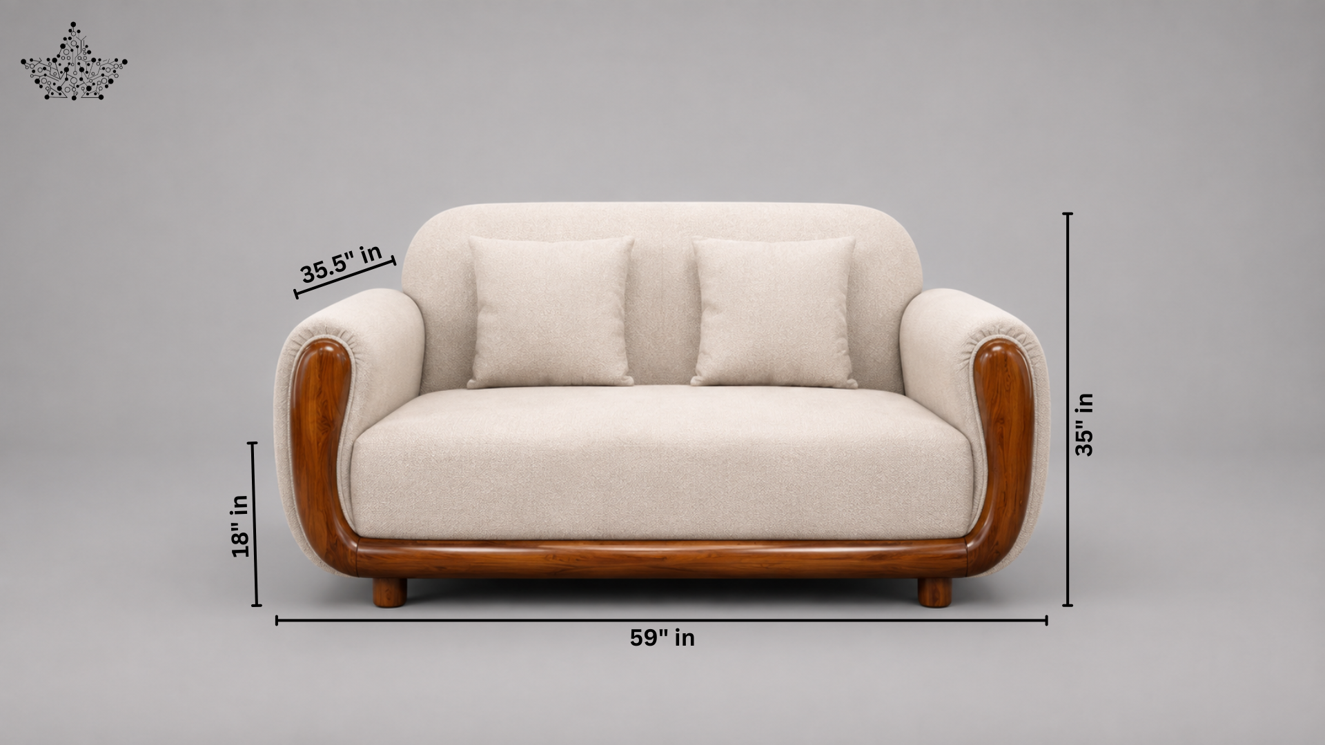 HAVEN WOOD SOFA