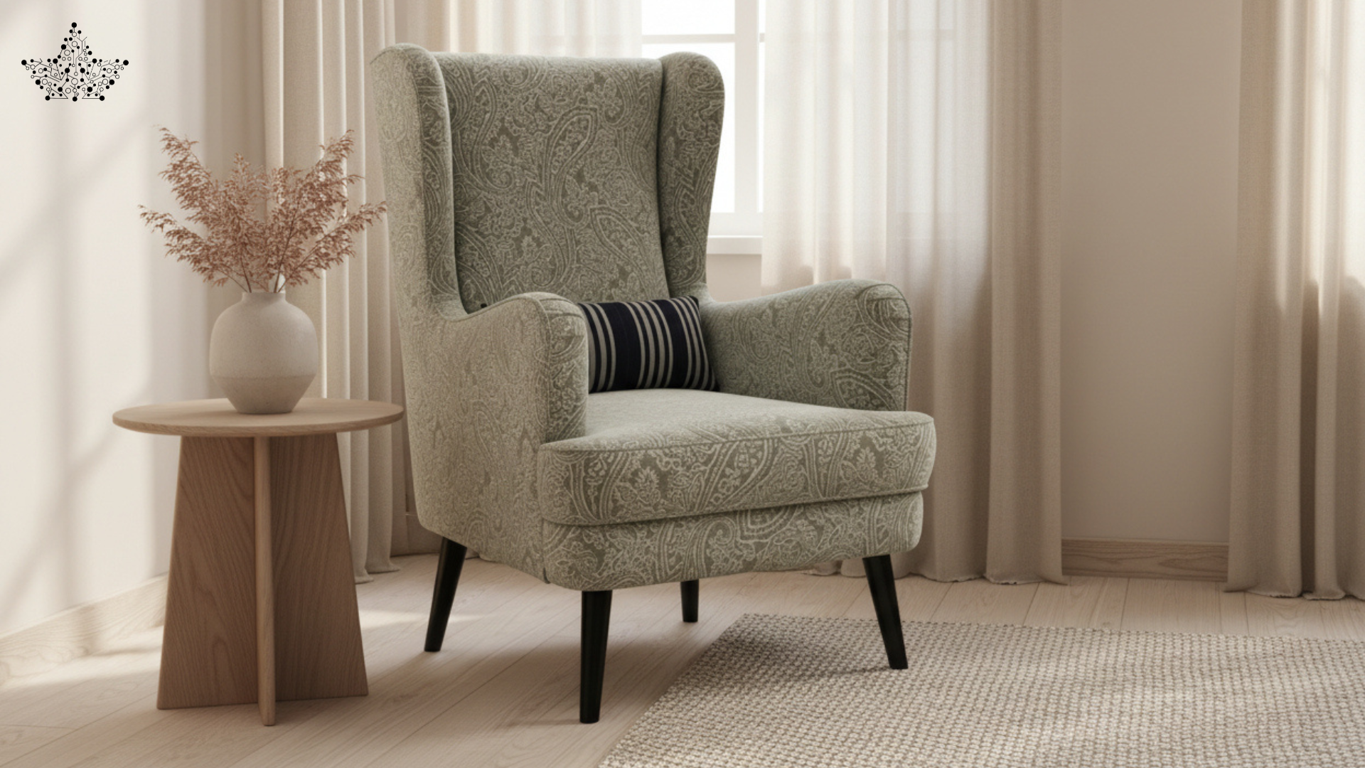 Grey Chair – Slim Arm