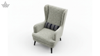 Grey Chair – Slim Arm