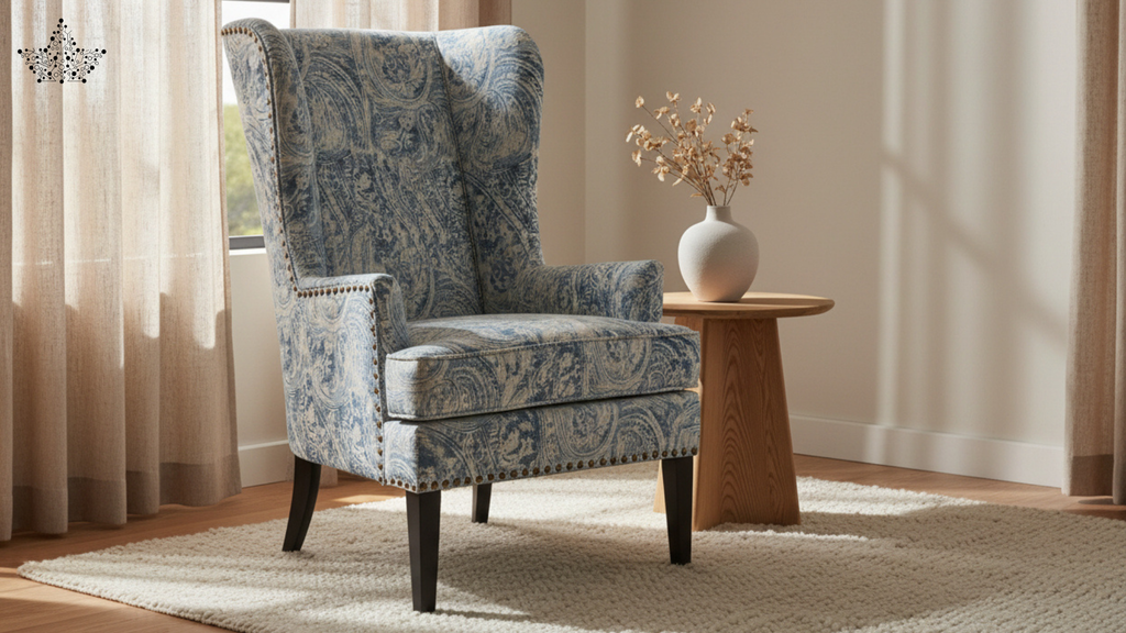 Paisley Wingback Chair