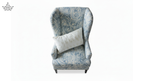 Paisley Wingback Chair