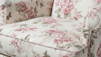Floral Wingback Armchair