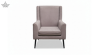Gray armchair on a white background