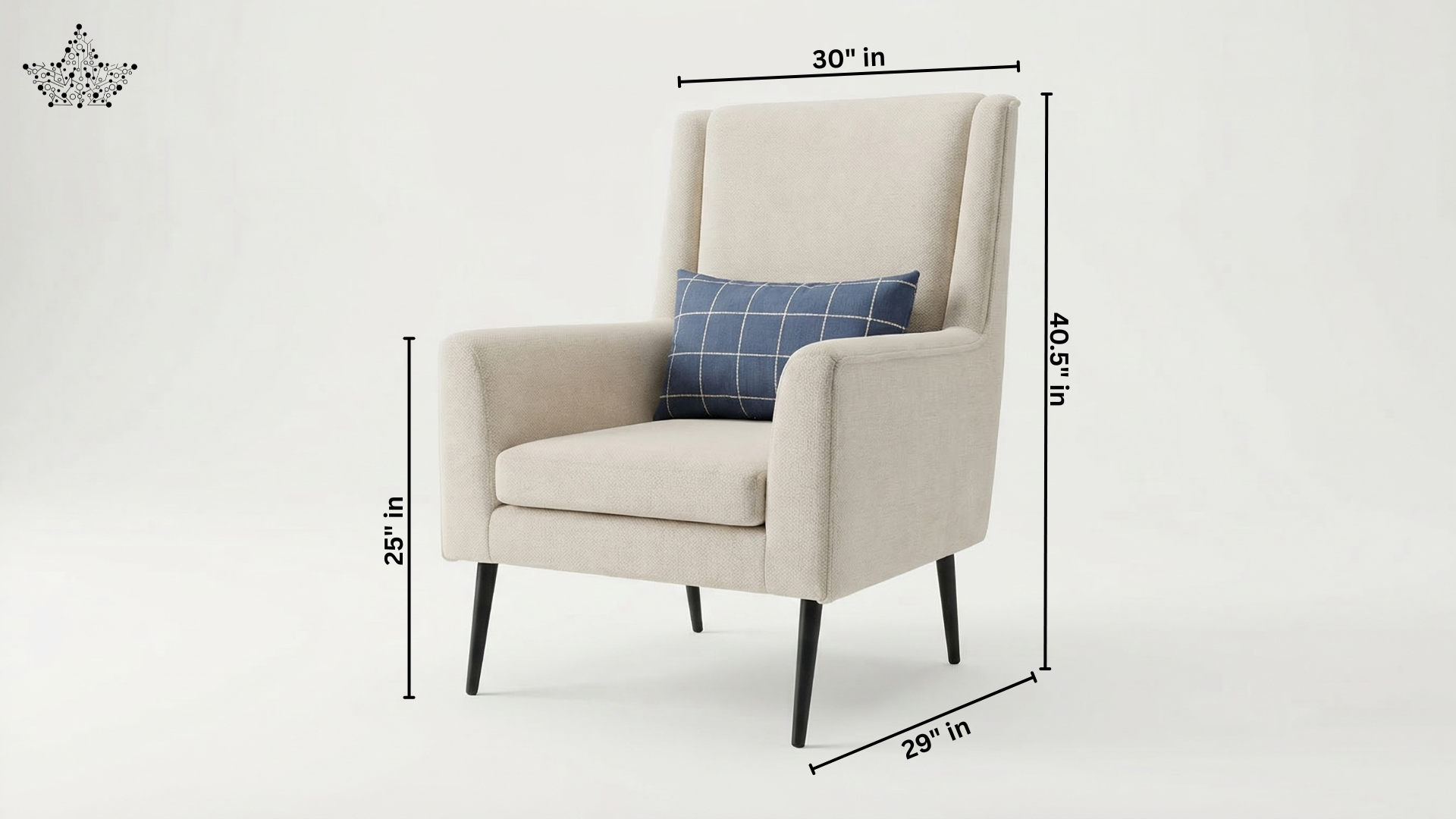 New Armani High Back Chair