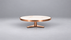 Orbit Rose Gold Center Table Set – Set of 3