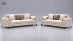Luxe Ribbed Sofa Set